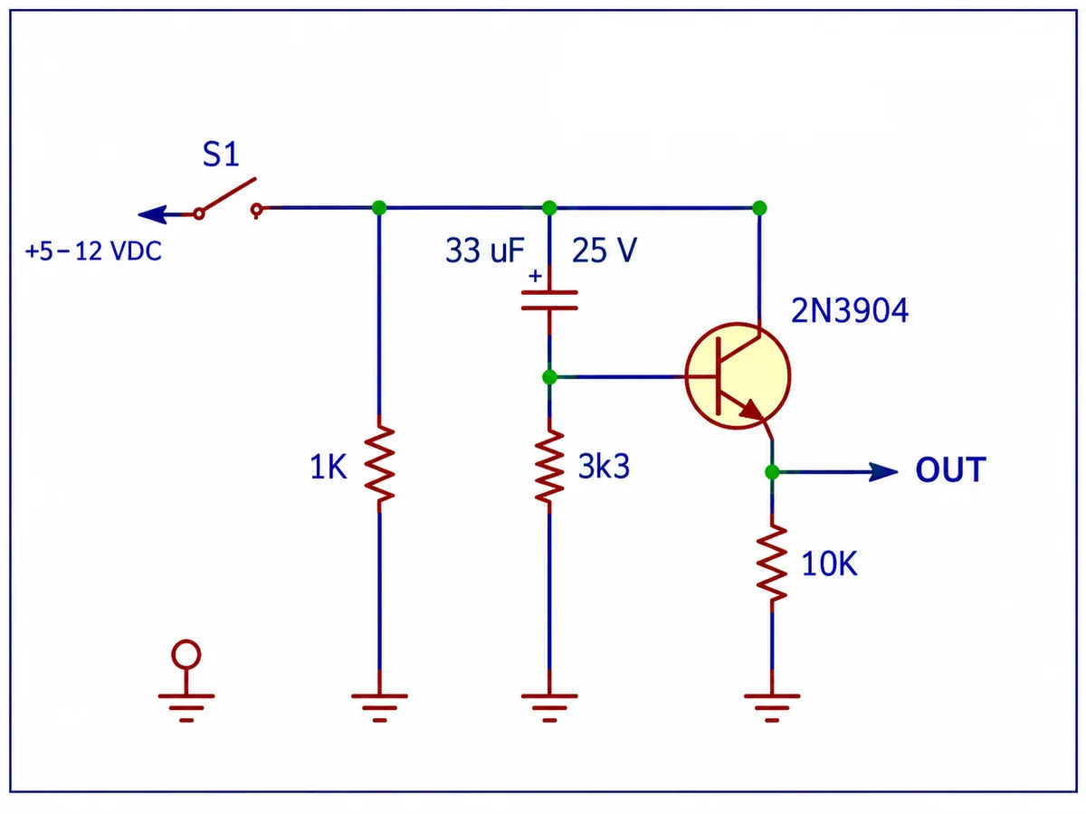 Diagrama detector voltaje a pulso