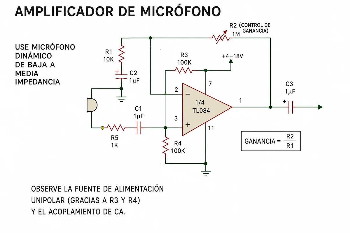 amplificador de microfono