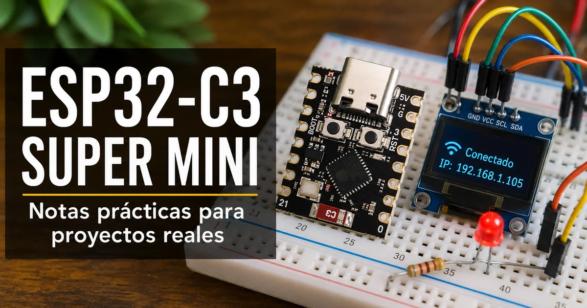 Consejos para utilizar la ESP32-C3 sin problemas.