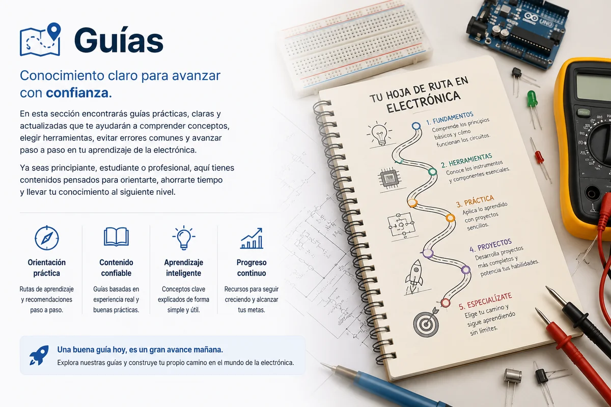 guias para aprender electronica en Ladelec