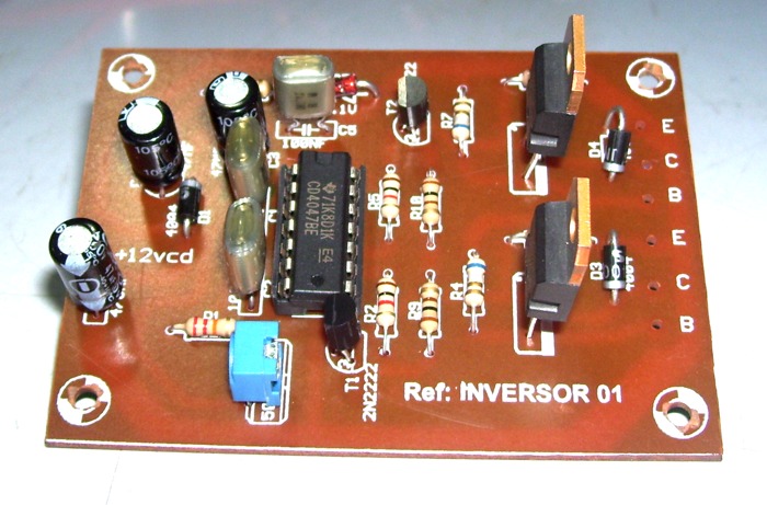 Tarjeta de Inversor de 12 VDC a 120 VAC  de Ladelec.com